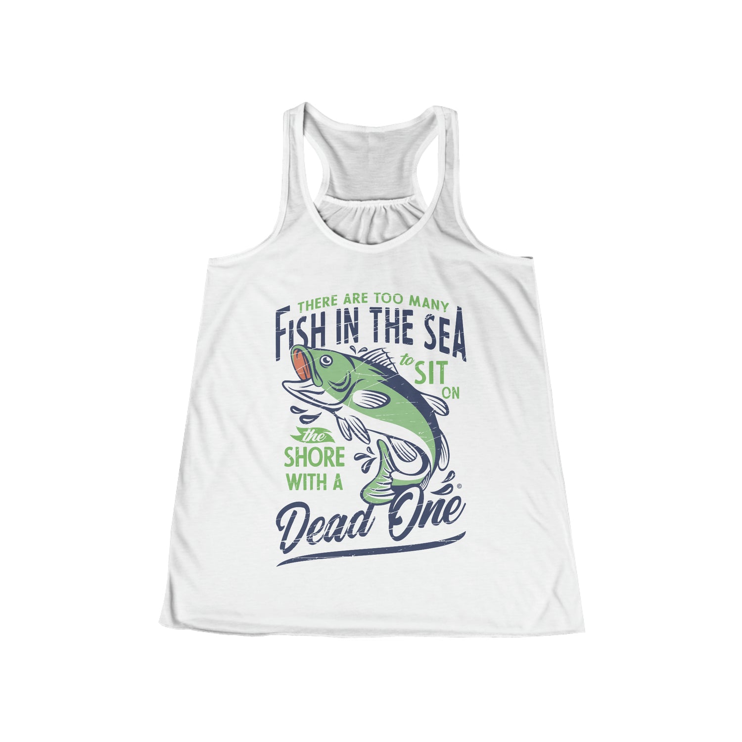 Green Logo Racerback Tank