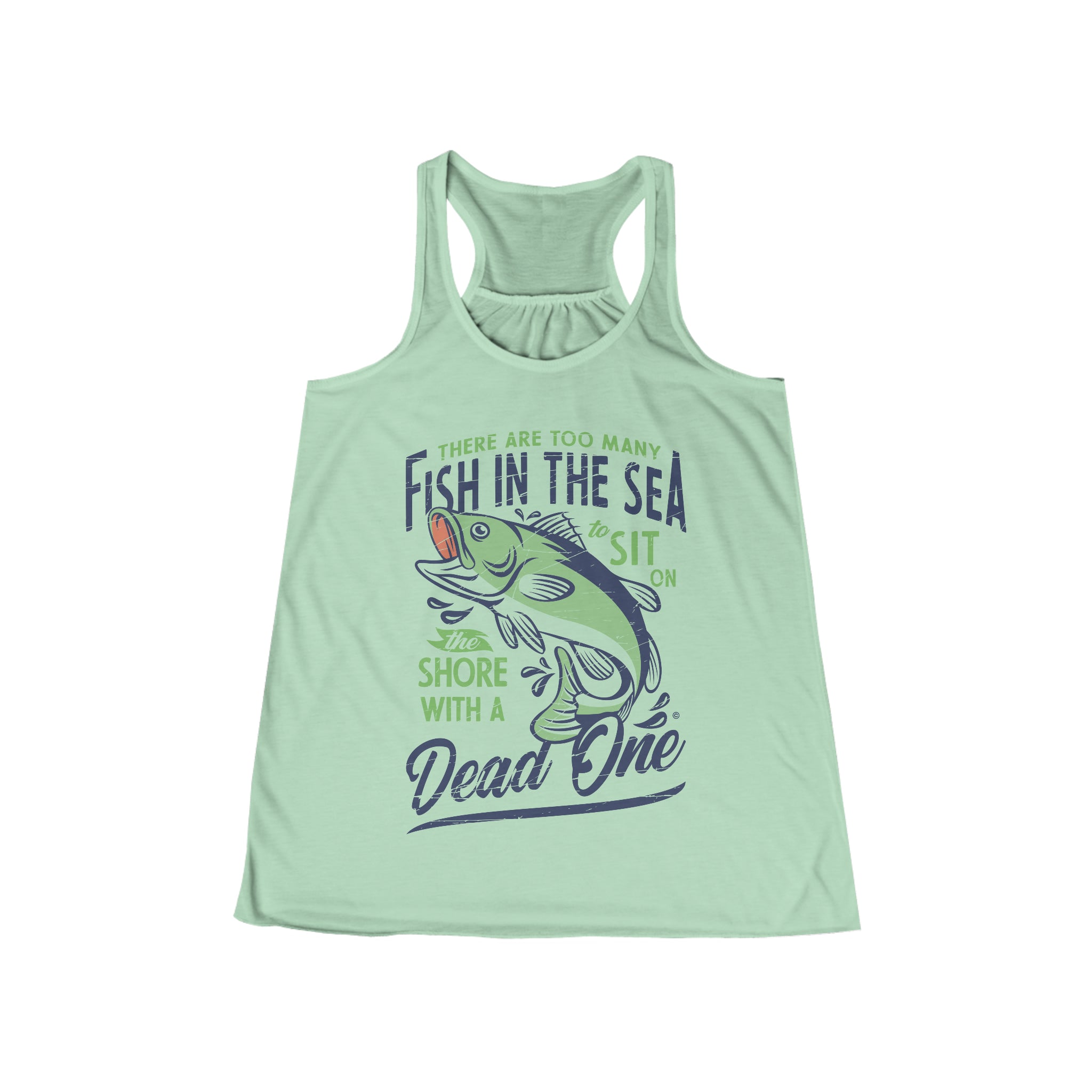 Green Logo Racerback Tank